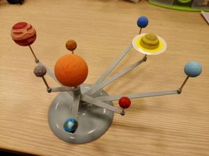 太阳系九大行星模型 手工制作天体仪夜光球科技小制作八大行星